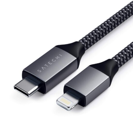 Satechi USB C to Lightning Charging Cable 1m Dark-preview.jpg